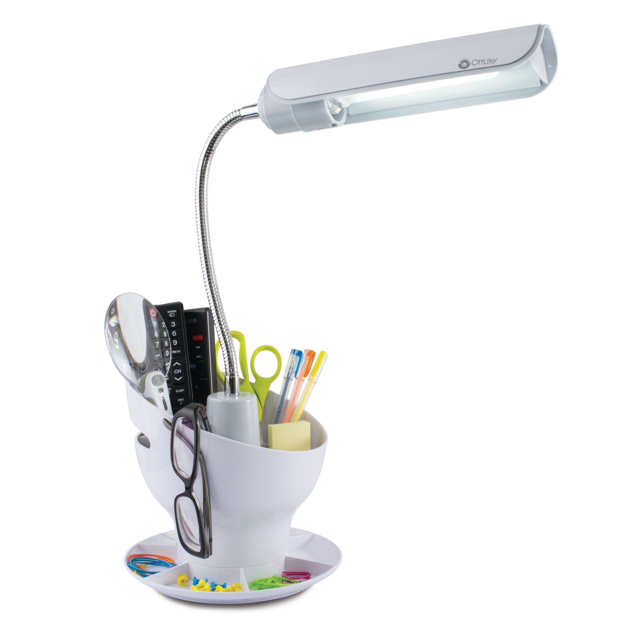 OttLite 13W Craft Space Organizer Lamp